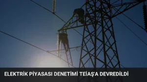 Elektrik Piyasası Denetimi TEİAŞ'a Devredildi