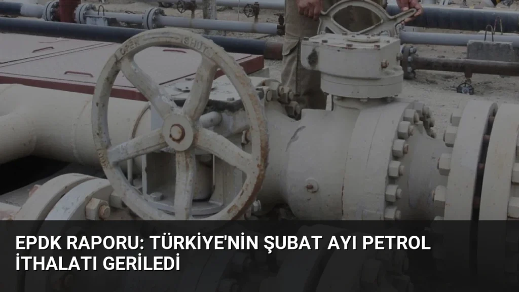 EPDK Raporu: Türkiye'nin Şubat Ayı Petrol İthalatı Geriledi