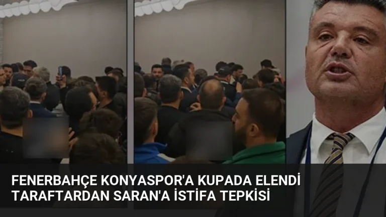 Fenerbahçe Konyaspor’a Kupada Elendi Taraftardan Saran’a İstifa Tepkisi