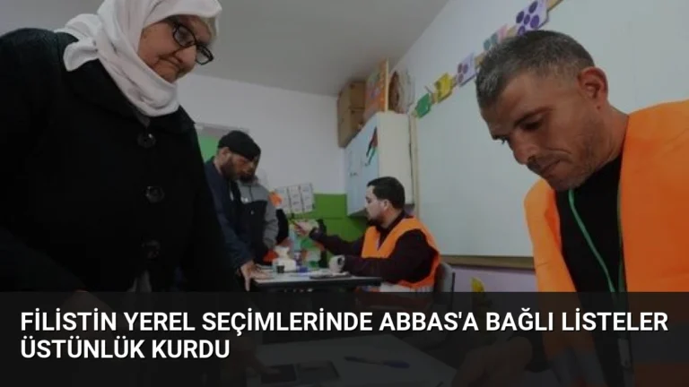 Filistin Yerel Seçimlerinde Abbas’a Bağlı Listeler Üstünlük Kurdu