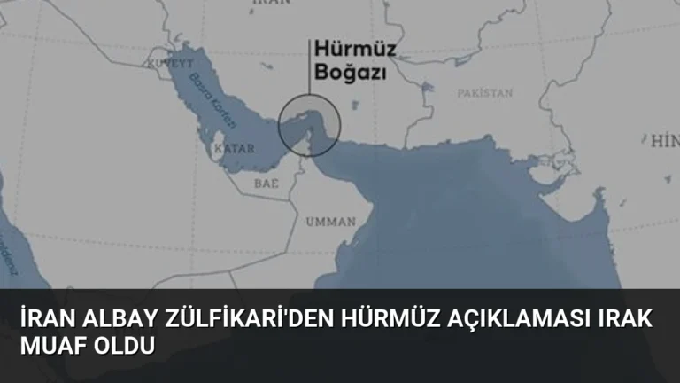 İran Albay Zülfikari’den Hürmüz Açıklaması Irak Muaf Oldu