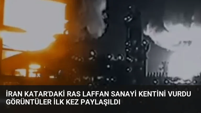 İran Katar’daki Ras Laffan Sanayi Kentini Vurdu Görüntüler İlk Kez Paylaşıldı