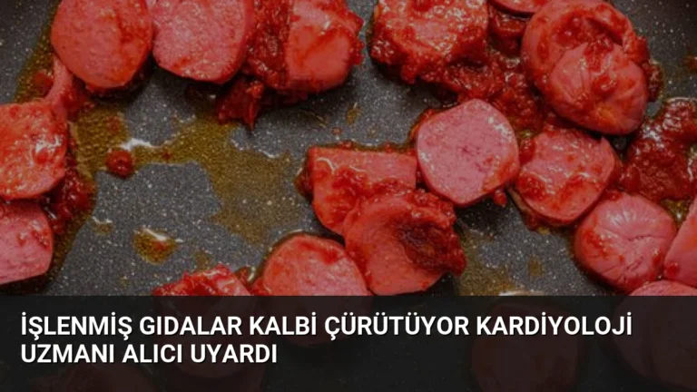 İşlenmiş Gıdalar Kalbi Çürütüyor Kardiyoloji Uzmanı Alıcı Uyardı
