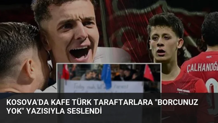 Kosova’da Kafe Türk Taraftarlara “Borcunuz Yok” Yazısıyla Seslendi