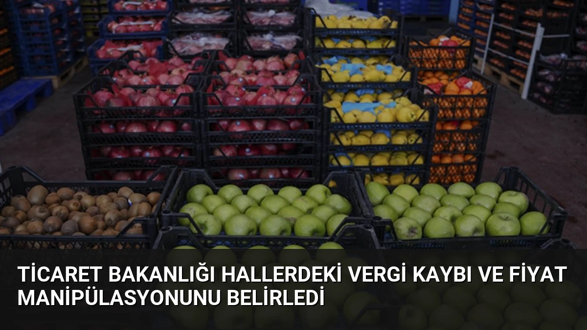 Ticaret Bakanlığı Hallerdeki Vergi Kaybı ve Fiyat Manipülasyonunu Belirledi