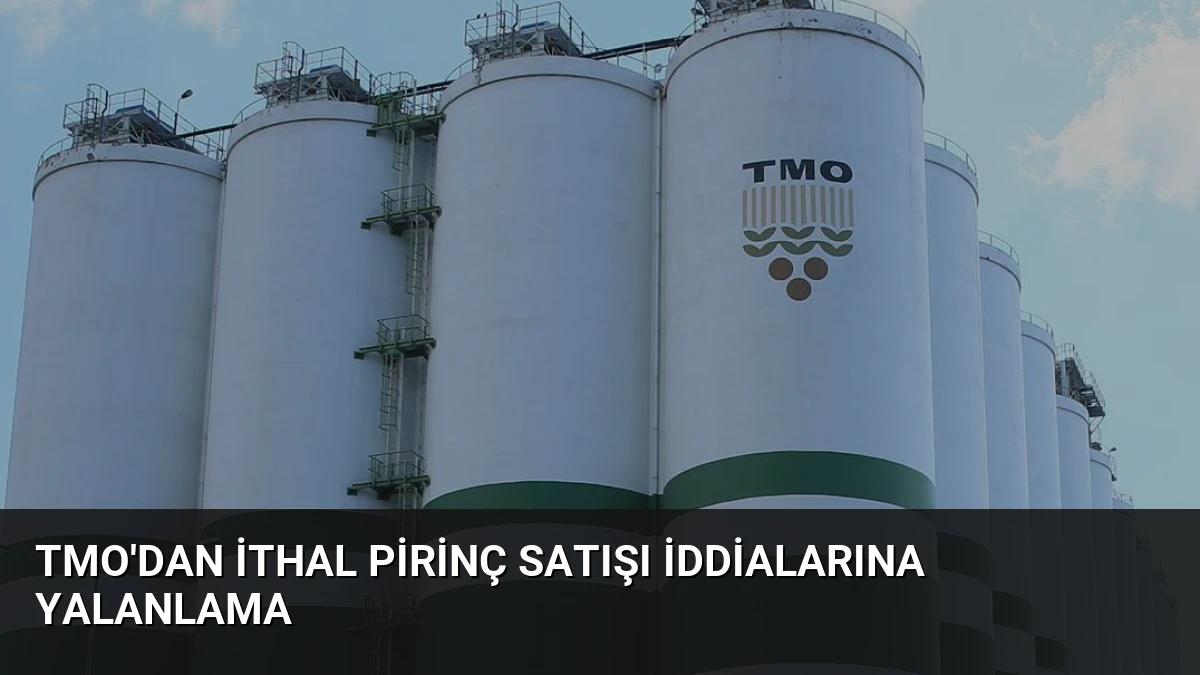 TMO’dan İthal Pirinç Satışı İddialarına Yalanlama