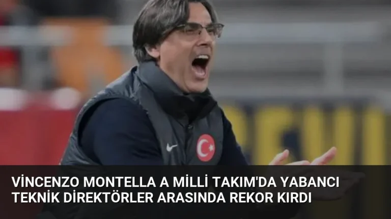 Vincenzo Montella A Milli Takım’da Yabancı Teknik Direktörler Arasında Rekor Kırdı