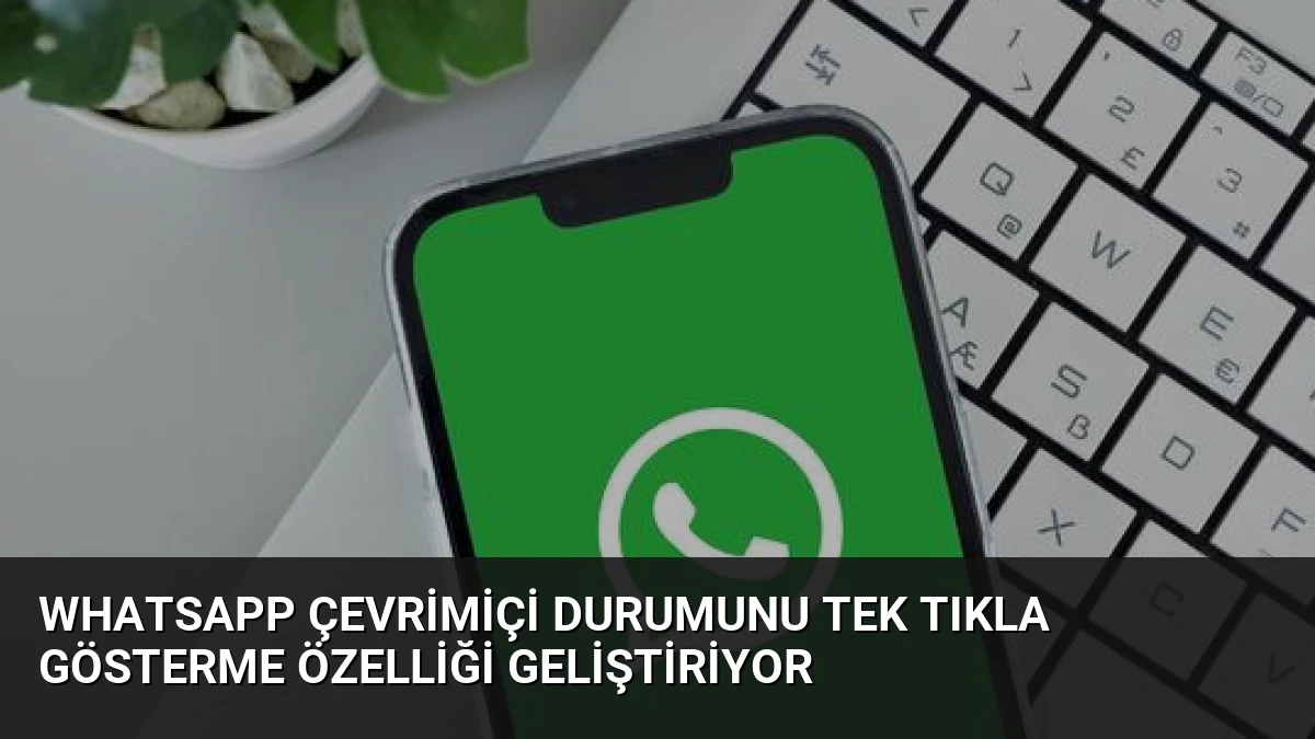WhatsApp Çevrimiçi Durumunu Tek Tıkla Gösterme Özelliği Geliştiriyor