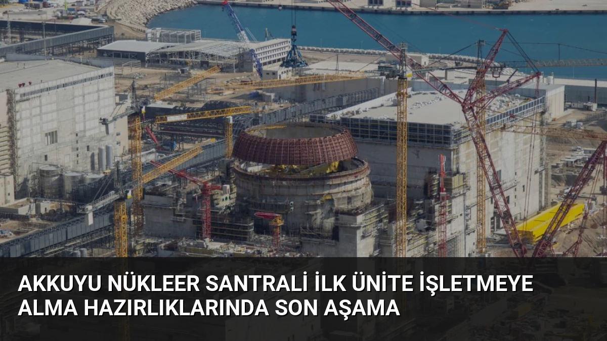 Akkuyu Nükleer Santrali İlk Ünite İşletmeye Alma Hazırlıklarında Son Aşama