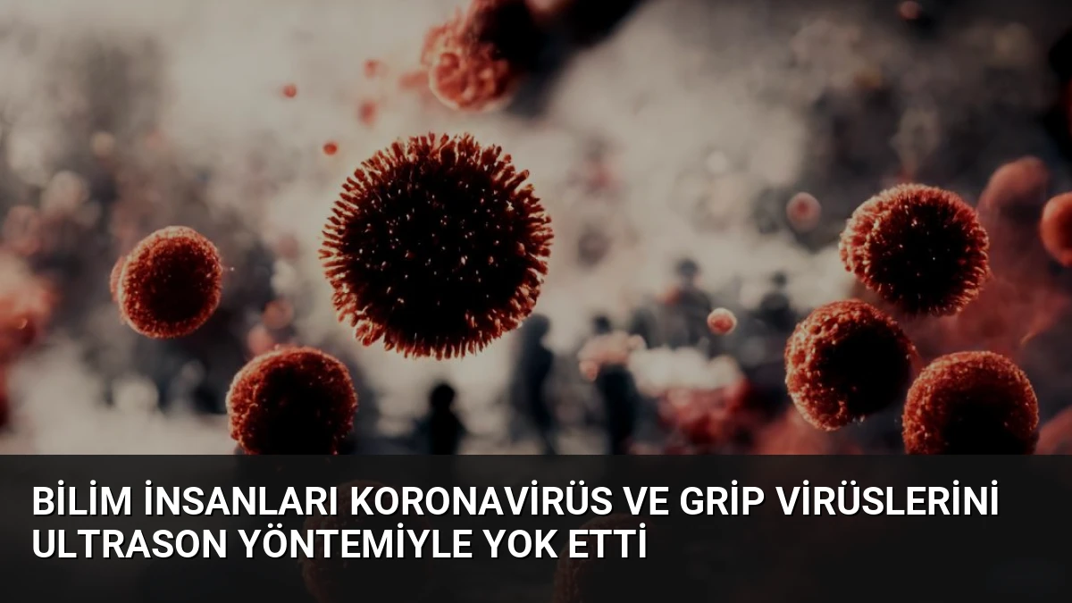 Bilim İnsanları Koronavirüs ve Grip Virüslerini Ultrason Yöntemiyle Yok Etti