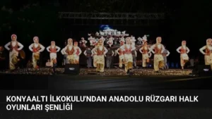 Konyaaltı İlkokulu'ndan Anadolu Rüzgarı Halk Oyunları Şenliği