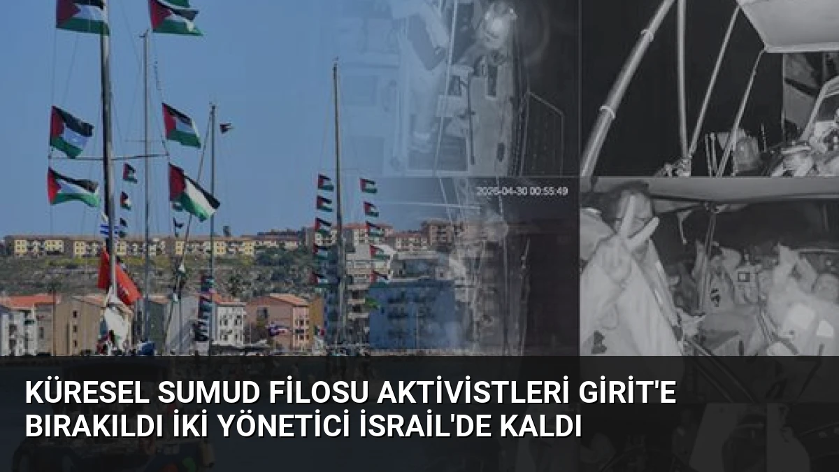 Küresel Sumud Filosu Aktivistleri Girit’e Bırakıldı İki Yönetici İsrail’de Kaldı
