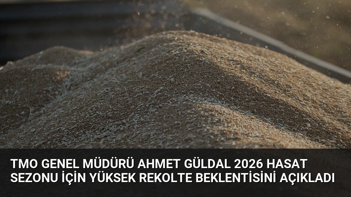 TMO Genel Müdürü Ahmet Güldal 2026 Hasat Sezonu İçin Yüksek Rekolte Beklentisini Açıkladı