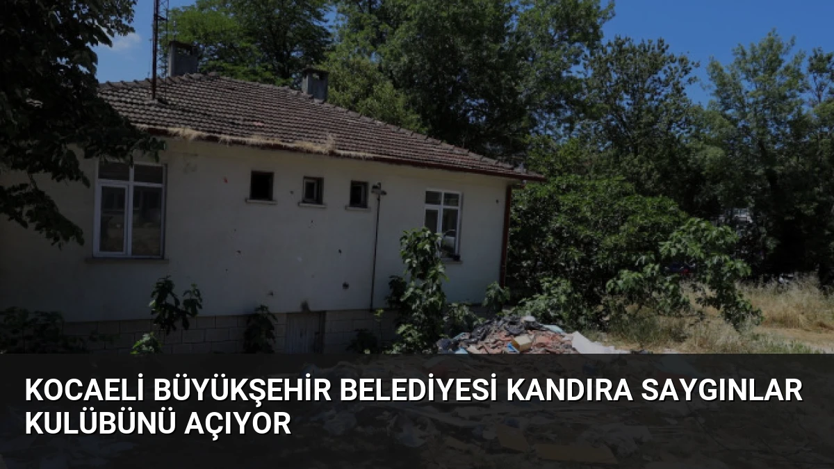 Kocaeli Büyükşehir Belediyesi Kandıra Saygınlar Kulübünü Açıyor