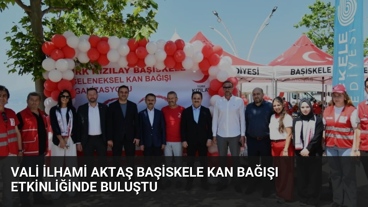 Vali İlhami Aktaş Başiskele Kan Bağışı Etkinliğinde Buluştu