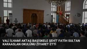 Vali İlhami Aktaş Başiskele Şehit Fatih Sultan Karaaslan Okulunu Ziyaret Etti