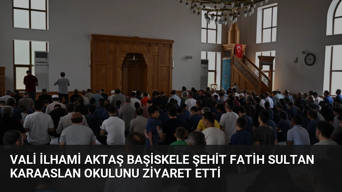 Vali İlhami Aktaş Başiskele Şehit Fatih Sultan Karaaslan Okulunu Ziyaret Etti