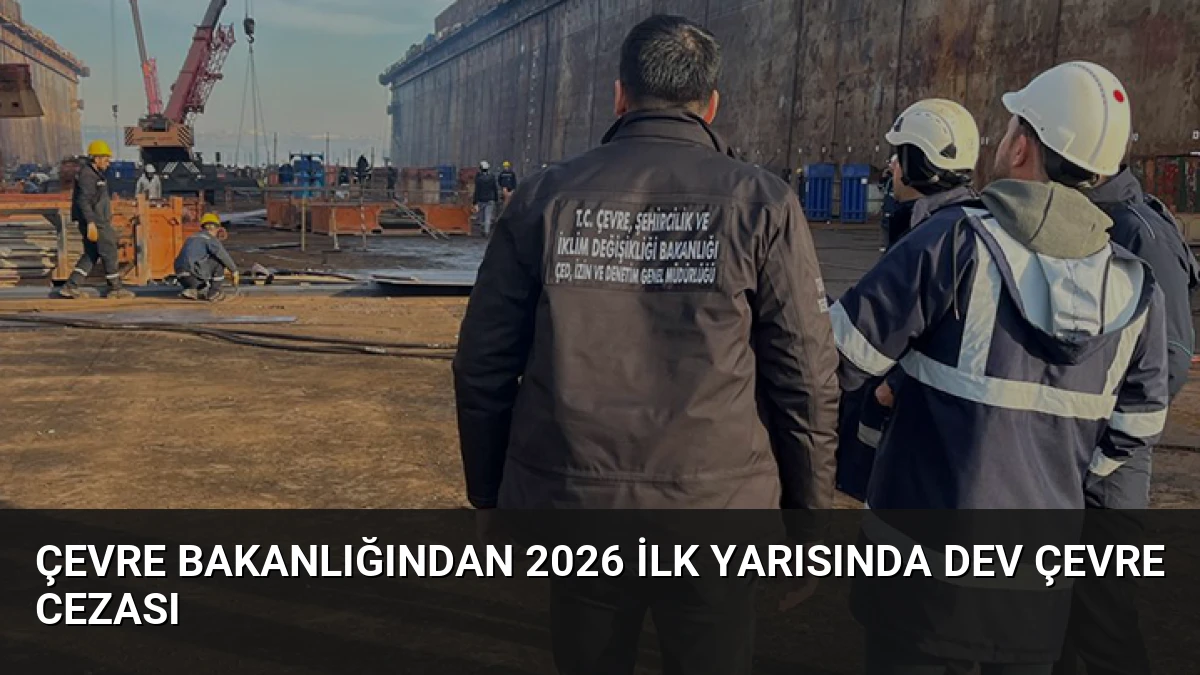 Çevre Bakanlığından 2026 İlk Yarısında Dev Çevre Cezası