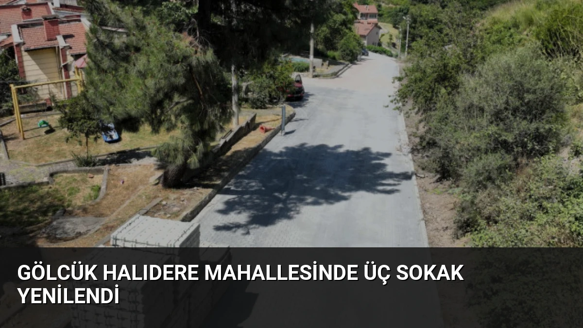 Gölcük Halıdere Mahallesinde Üç Sokak Yenilendi