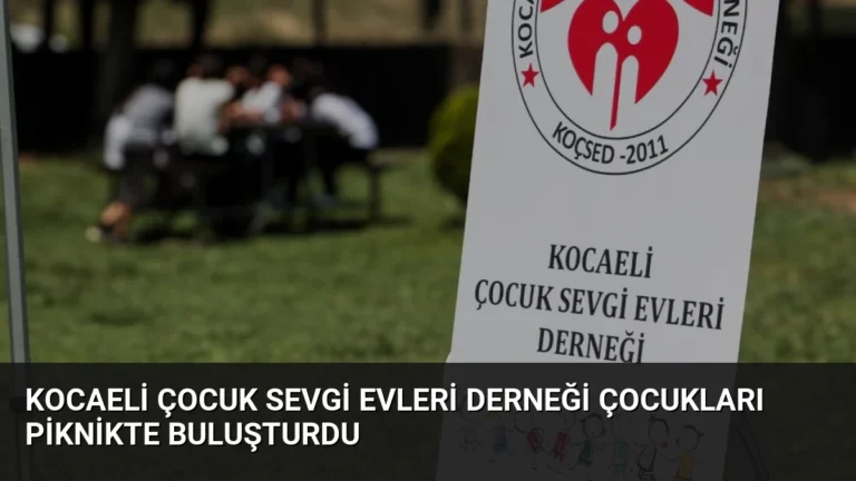 Kocaeli Çocuk Sevgi Evleri Derneği çocukları piknikte buluşturdu