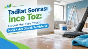 Tadilat Sonrası İnce Toz: Neden Her Yere Yayılır, Nasıl Kalıcı Olarak Temizlenir?