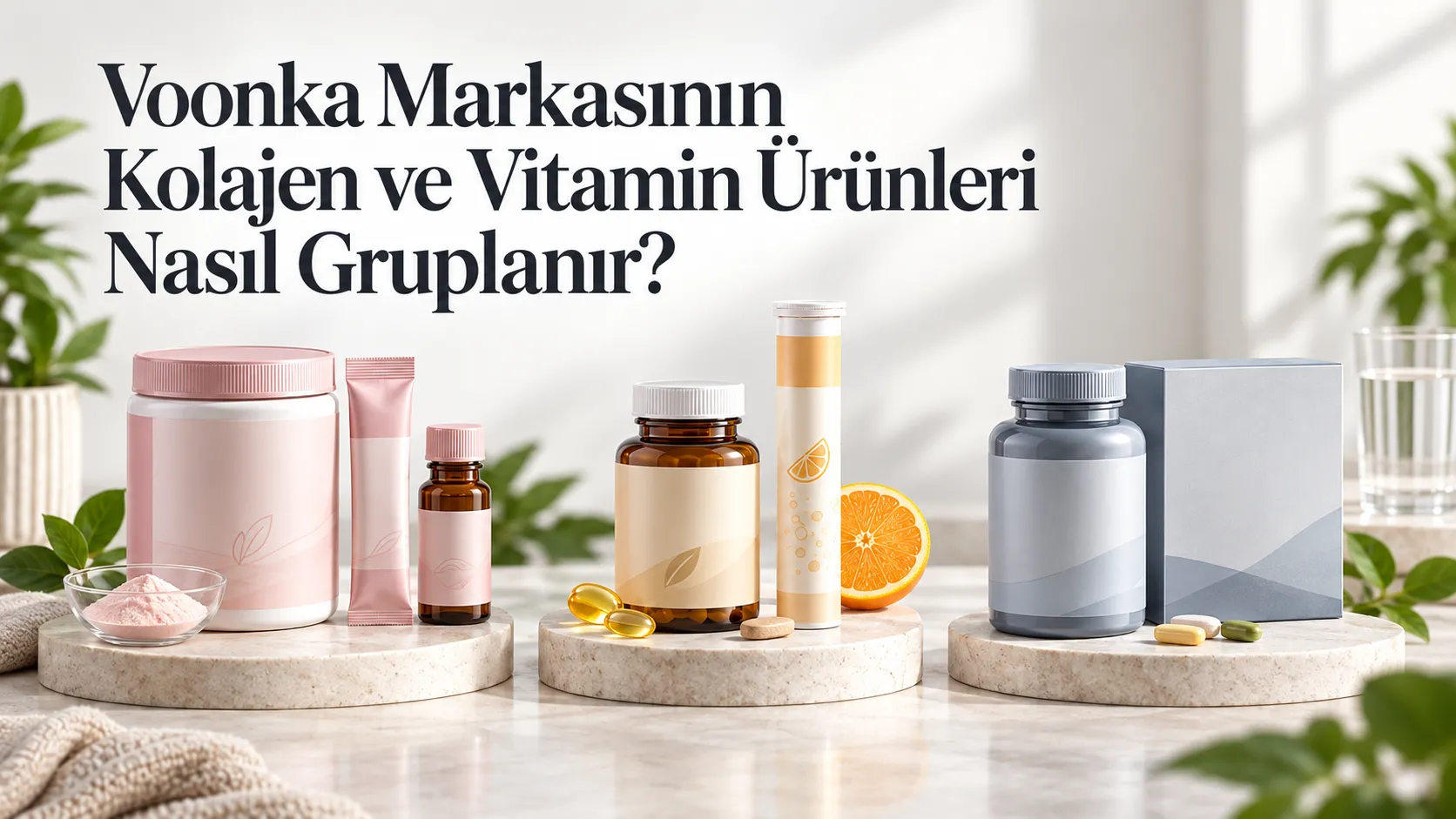 Voonka Markasının Kolajen ve Vitamin Ürünleri Nasıl Gruplanır?