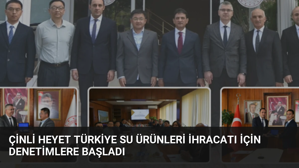 Çinli Heyet Türkiye Su Ürünleri İhracatı İçin Denetimlere Başladı
