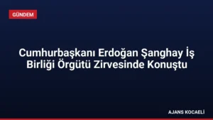 Cumhurbaşkanı Erdoğan Şanghay İş Birliği Örgütü Zirvesinde Konuştu