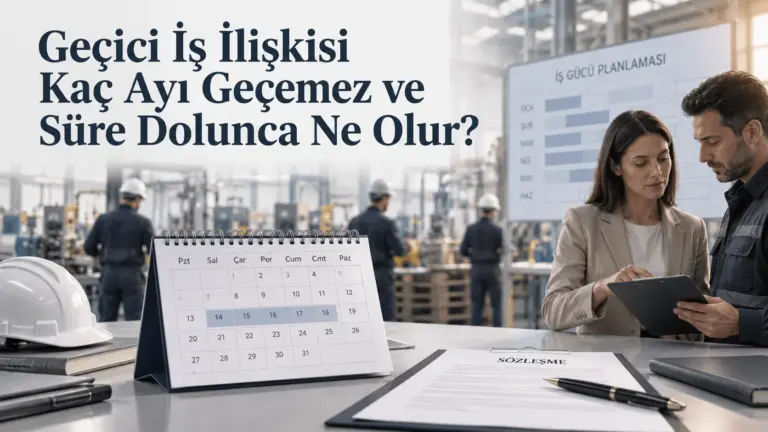 Geçici İş İlişkisi Kaç Ayı Geçemez ve Süre Dolunca Ne Olur?