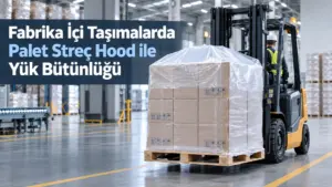 Fabrika İçi Taşımalarda Palet Streç Hood ile Yük Bütünlüğü