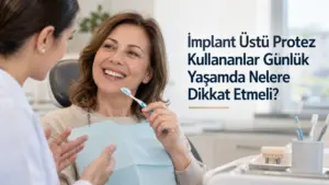 İmplant Üstü Protez Kullananlar Günlük Yaşamda Nelere Dikkat Etmeli?