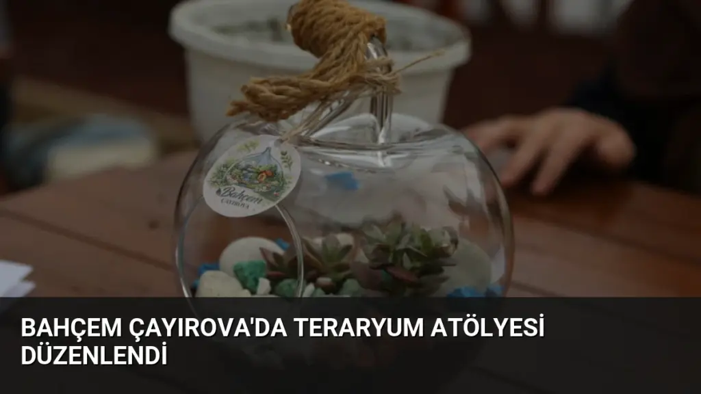 Bahçem Çayırova'da Teraryum Atölyesi Düzenlendi