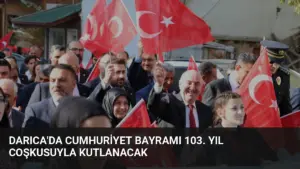Darıca'da Cumhuriyet Bayramı 103. yıl coşkusuyla kutlanacak