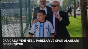 Darıca’da Yeni Nesil Parklar ve Spor Alanları Gençleşiyor