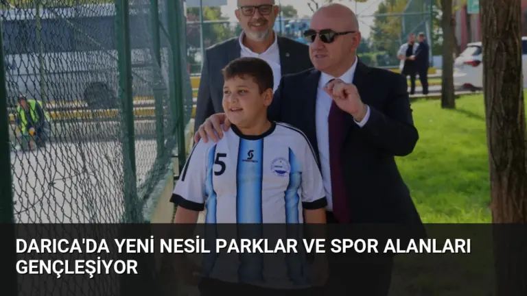 Darıca’da Yeni Nesil Parklar ve Spor Alanları Gençleşiyor