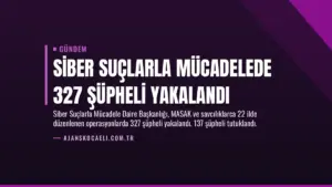 Siber Suçlarla Mücadelede 327 Şüpheli Yakalandı