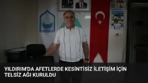 Yıldırım'da Afetlerde Kesintisiz İletişim İçin Telsiz Ağı Kuruldu